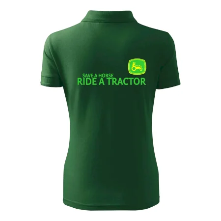 Save horse, ride tractor