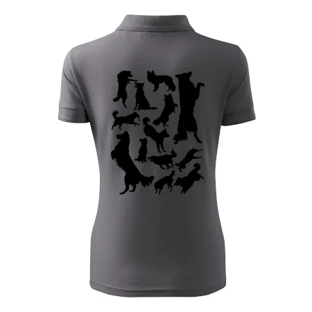 Border kólia siluety