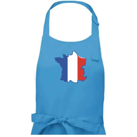 Francúzska vlajka mapa obrys