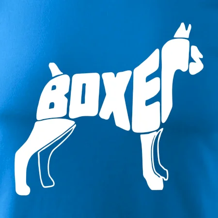Boxer nápis v tele