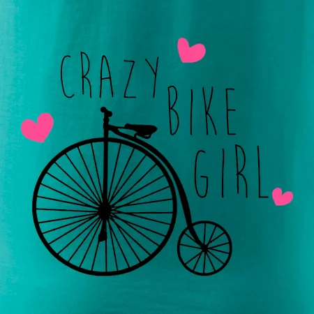 Crazy bike girl