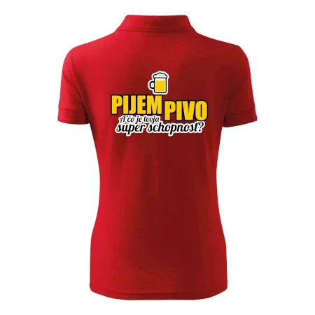 Pijem pivo - tvoja super schopnosť - rovný