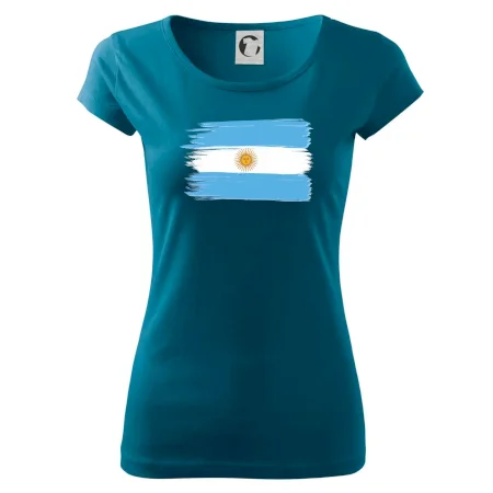 Argentína vlajka kreslená štetkou