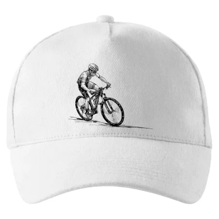 MTB kreslený cyklista
