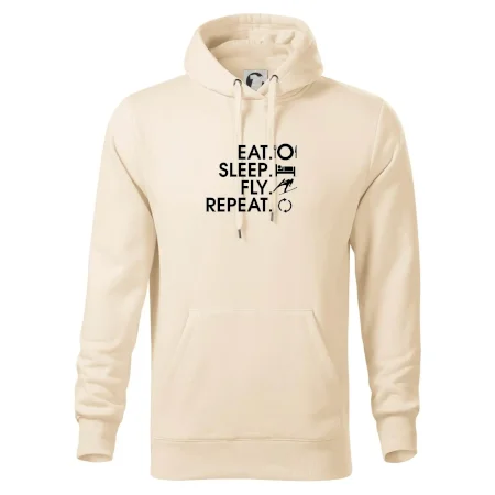 Eat sleep fly repeat - skoky na lyžiach