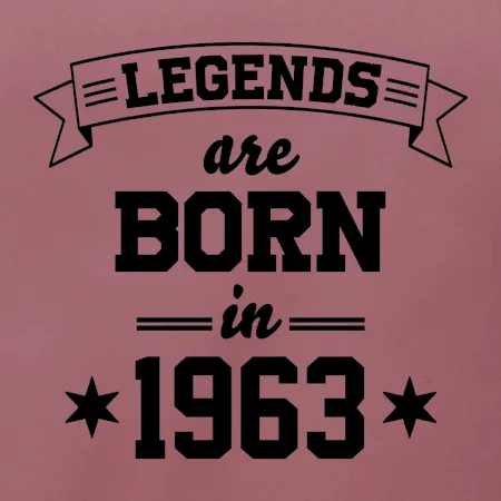 Legends are born in 1963