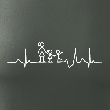 Ekg mamička a dievča + chlapec
