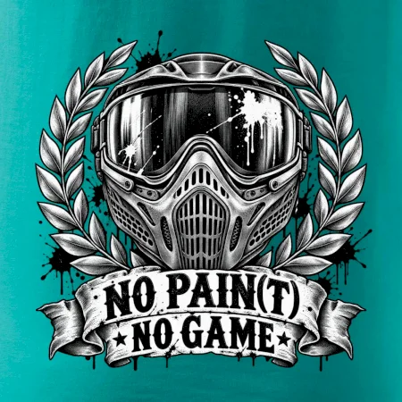No Paint, No Game – motív s maskou