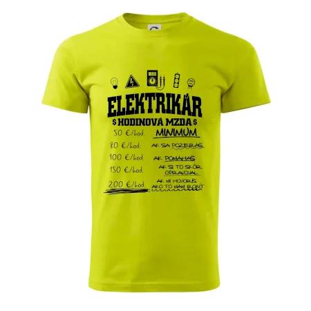 Hodinová mzda elektrikár