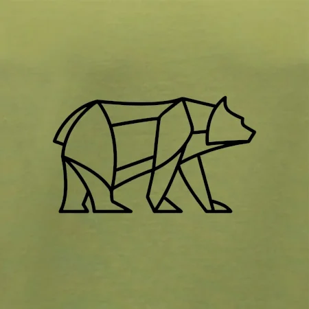 Geometria ľadový medveď chodiaci