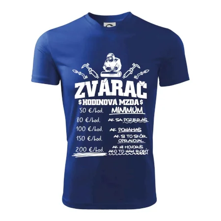 Hodinová mzda zvárač