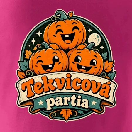 Tekvicová partia - tri veselé tekvice retro