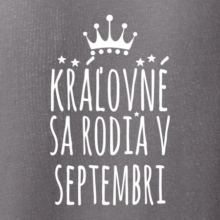 Kráľovné sa rodia v septembri