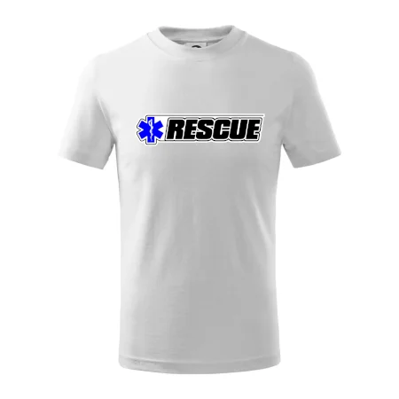 Záchranár rescue kríž modrý