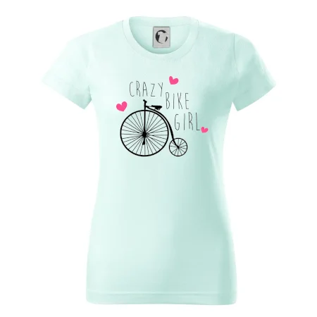 Crazy bike girl
