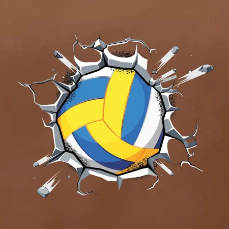 Volejbal lopta v triku