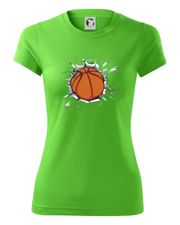 Basketbal lopta v triku