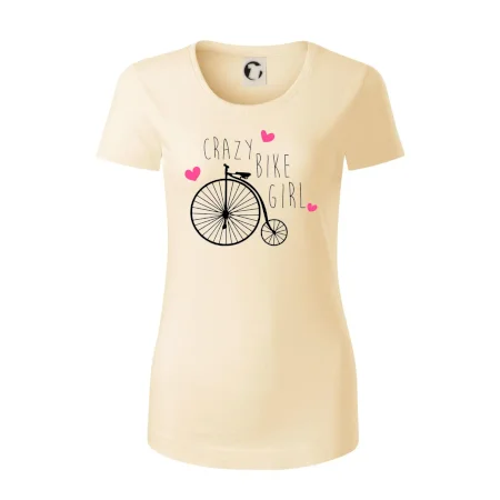 Crazy bike girl