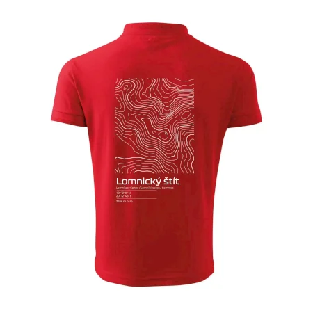 Lomnický štít - vrstevnice v obdĺžniku