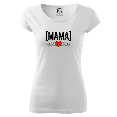 Nápis mama a srdce