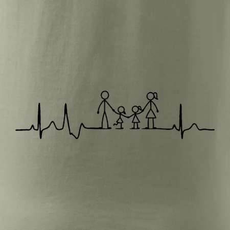 EKG rodina a dve dievčatá