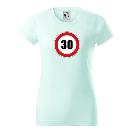 Dopravná značka - obmedzenie rýchlosti 30
