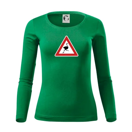 Dopravná značka - Pozor pštros