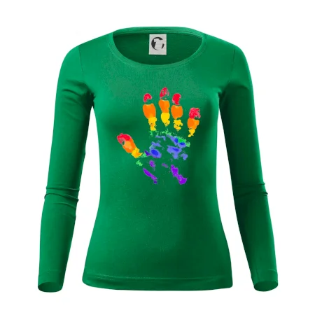 LGBT hand print