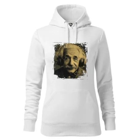 Albert Einstein so slúchadlami