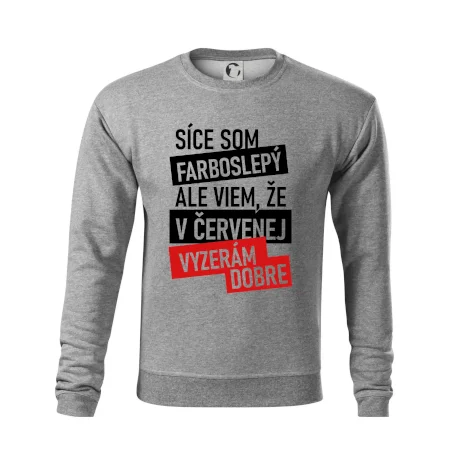 Síce som farboslepý, ale viem, že v červenej vyzerám dobre
