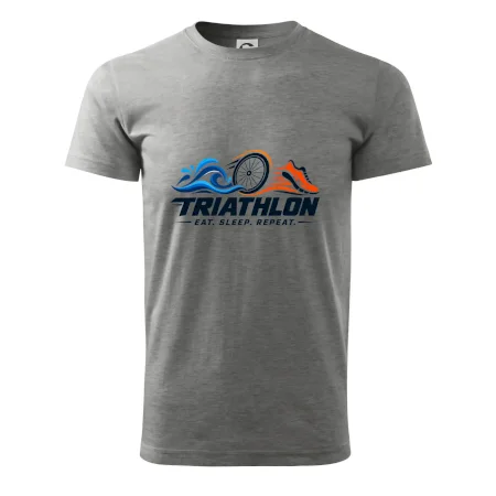 Triatlon plavání kolo a běh eat sleep repeat
