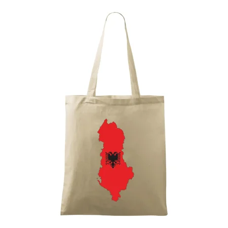 Albánsko mapa a znak