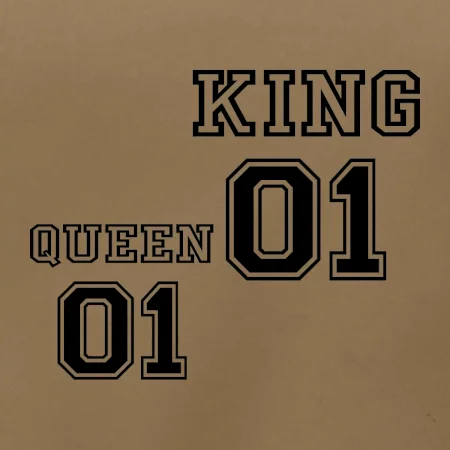King - Queen - 01 dres (čiernobiela)
