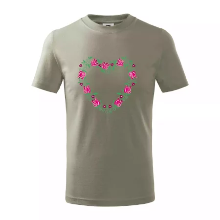 Červené tulipánové srdiečko (Pecka design)