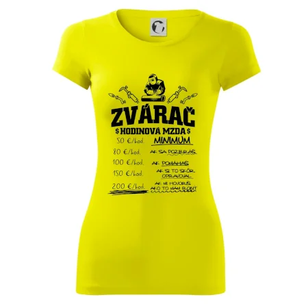 Hodinová mzda zvárač