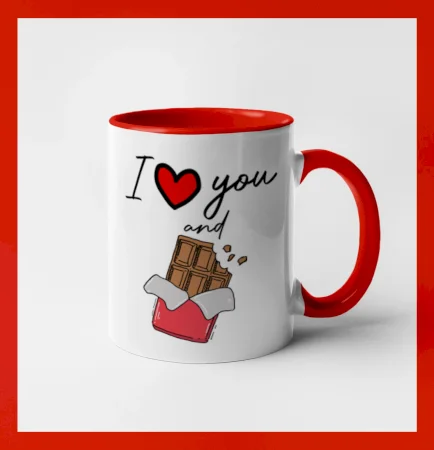 I love you and chocolate