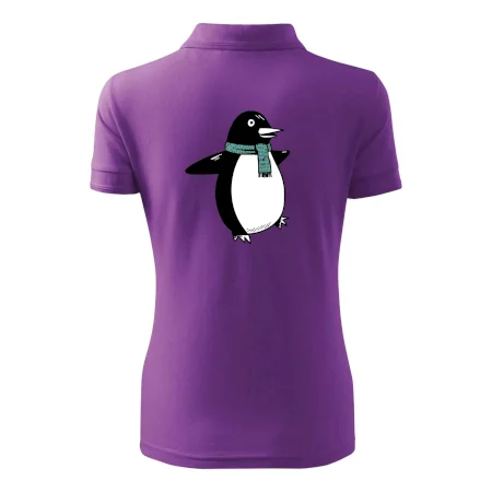 Tučniak so zeleným šálom