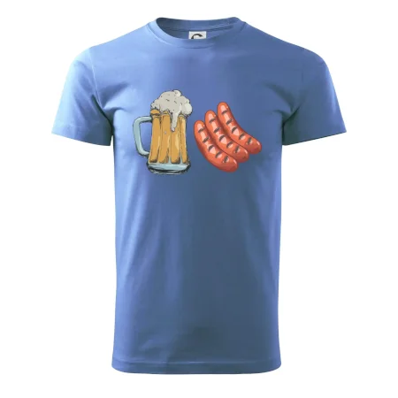 Pivo a klobása