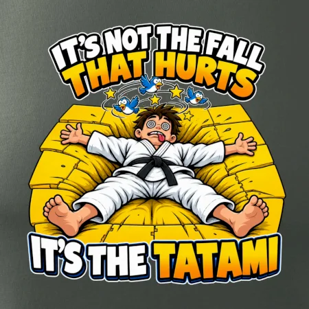 Pád bolí tatami judo