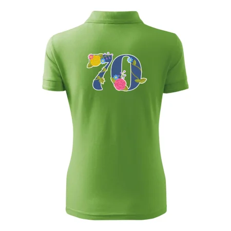 Kvetinové číslo kreslené - 70