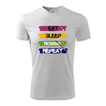 Eat sleep rowing repeat farebné