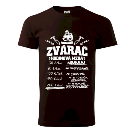 Hodinová mzda zvárač