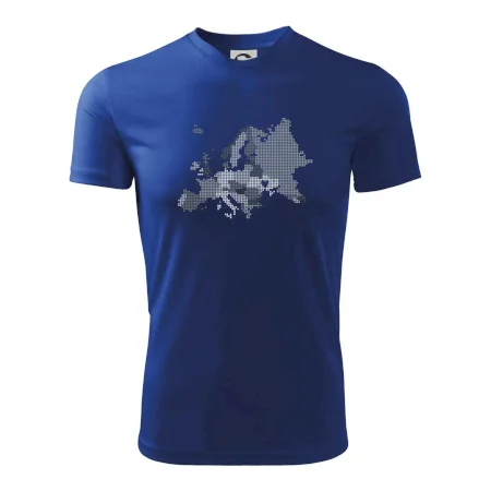 Mapa Európy - srdce v Ukrajine
