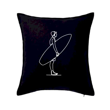 Surfer stojaci jedným ťahom