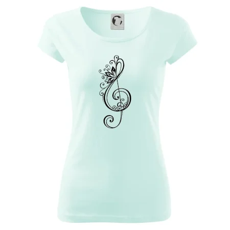 Husľový kľúč kvety