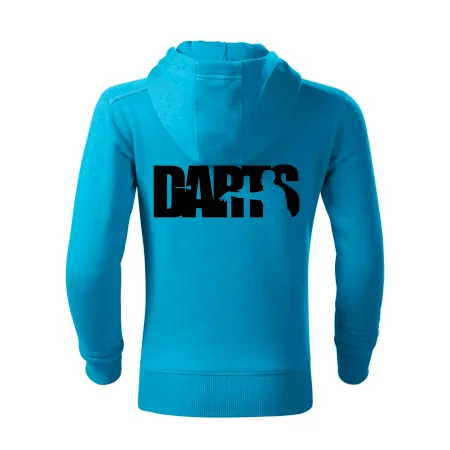 Darts - nápis so šípkarom