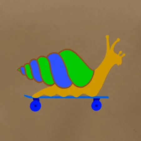 Šnek na skateboardu (Moňas)