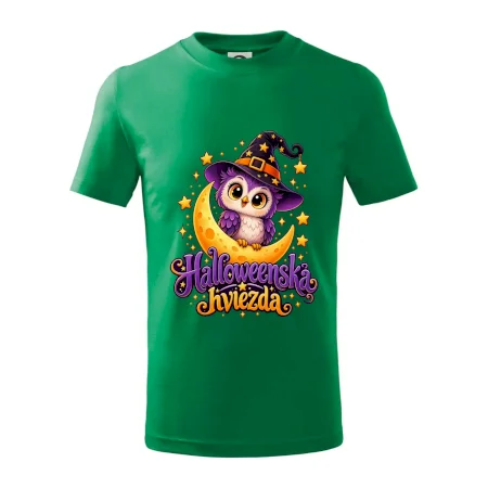Halloweenska hviezda - sovička na mesiaci