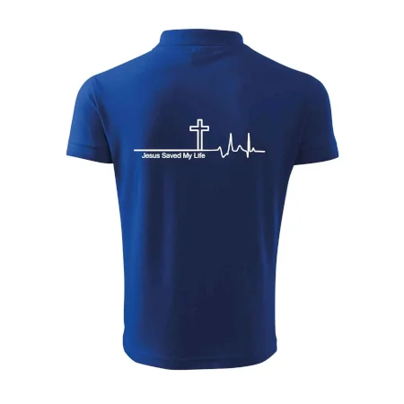 Jesus Saved My Life kríž ekg
