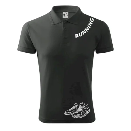 Running nápis šikmo